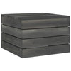 6 Piece Garden Pallet Set Solid Pinewood Dark Grey T9U8