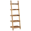 Ladder Shelf Brown 75x37x205 cm Solid Mango Wood vidaXL