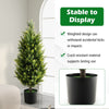 90CM Artificial Cedar Tree Fake Cypress Tree w/ Pot Greeny Faux Potted Plants