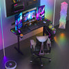 Home Office LED RGB Gaming Computer Desk Racing Table 75-120cm Height Adjustable