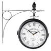 Outdoor Garden Paddington Station Classic Wall Clock Double Sided Clock Round