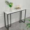 Marble Console Table Large Side End Table Entry Hall Table Open Storage Shelf UK