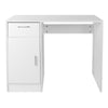White Computer Desk Study Laptop PC Table Workstation Drawer Storage Home Office