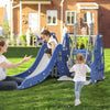 Kids Swing Slide Climber Basketball Hoop Set Toy Toddler Home Garden Playground