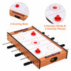 2-In-1 Multi Game Table Combo Table Wooden Football & Air Hockey Tabletop Game