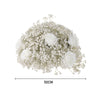 Artificial Rose Hydrangea Flowers Bouquet Leaves Balls Wedding Home Garden Decor