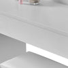 White Dressing Table with LED Lights & 1 Drawer Makeup Table with Mirror Bedroom