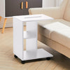 Printer Stand Rolling Cart Desk Side End Table w/ Wheels CPU Stand Storage Shelf