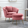 Oyster Velvet Accent Armchair Sofa Chair Footstool Available Lounge Living Room