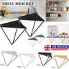 2PCS Durable Hairpin Industrial Wall Shelf Brackets Support Metal Prism Mount UK