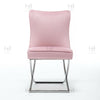 Vanquish Premium Button Back Velvet Dining Chair Brampton Cross Legs Chrome 2023