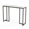 Slim Hallway Console Table Marble Metal Narrow Modern Side Sofa Industrial Stand