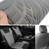9Pcs Grey Car Seat Covers Full Set Universal Protector Washable Front Rear New