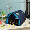 Kids Bed Tunnel Tent Portable Pop Up Playhouse with Double Mesh Curtain and Bag