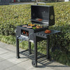 Woltu Portable BBQ Barbecue Grill Trolley Barbecue Patio Outdoor Heating Smoker