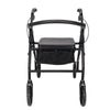 New Folding Rollator Disablity Aid Mobility Walker 4 Wheels with Seat Black
