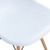 White Dining Table and 2 4 6 Chairs Set Wood Legs Kitchen Home Retro Room Chair