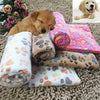 Soft Cozy Pet Warm Paw Printed Fleece Blanket for Cat Kitten Dog & Puppy UK
