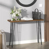 Heavy Duty Hallway Console Table Pine Wood Office Side Table Wall Lean Corner