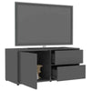 Modern TV Cabinet Stand Storage Cabinet With 2 drawers Living Room Furniture