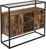 Vintage Industrial Cupboard Hallway Slim Console Table Cabinet Unit Sideboard
