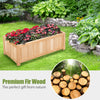 Foldable Garden Planter Flower Plant Pot Wooden Window Box Raised Bed Basket