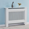 Radiator Cover White Traditional Modern MDF Wood Cabinet Grill Furniture Modern