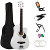 4/4 Size 38" Classic 6 Strings Acoustic Musical Guitar Pack Boys Girls Music Fun