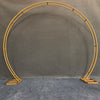 Wedding Arch Flower Stand Moon Gate Walk Through Circular Floral Archway Decor
