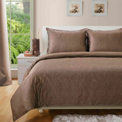 Paisley Hotel Quality Duvet Cover Set 400TC Cotton Double King Super Bedding