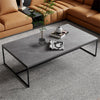 Heavy Duty Marble Coffee Table Anit-scratch Center Tea Table Accent Table Bench