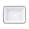 Bathroom Sink Basin Countertop Ceramic Wash Bowl 490 x 385mm Cloakroom On Sale