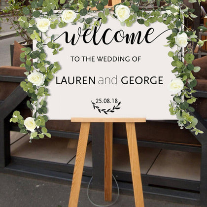 6FT Artificial Eucalyptus Rose Garland Flower Vine Ivy Wedding Garden Party Deco