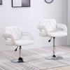 Beauty Salon Chair PU Leather Barber Hairdressing Swivel Chair Kitchen Bar Stool