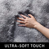 Fluffy Rugs Large Shaggy Rug Living Room Bedroom Anti-Slip Soft Carpet Floor Mat