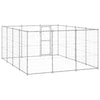 Outdoor Dog Kennel Galvanised Steel 14.52 m² U0Q4