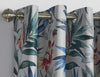 SALE Floral Curtains Eyelet Ring Top/Taped Top Pencil Pleat Lined Curtain Pair