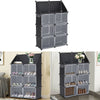 4 Tiers Plastic Storage Wardrobe Clothes Organizer Closet Cupboard Shoe Cabinet