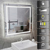 800x800mm Splendent Cube LED Bathroom Mirror with Lights | IP65| Demister| Touch