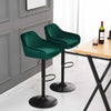 2/4x Bar Stools Gas Lift Swivel Stool Vilvet Breakfast Kitchen Cafe Chairs