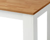 Wood Dining Table and Chairs 4 / 6 Set Pu Leather Seat Kitchen Room Furniture