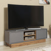 120cm Modern Industrial TV Unit Stand Vintage Oak Cabinet Cupboard Sideboard