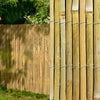 4M Slatted Bamboo Fence Screening Roll Natural Slat Panel Privacy Garden Penal