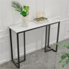 Rectangular Marble Console Table Side Table End Table Narrow Bar Table Stand