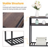 Large 3-Tier Console Table Office Furniture Desk Hallway Side Entry Hall Shelf