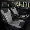 9Pcs Grey Car Seat Covers Full Set Universal Protector Washable Front Rear New