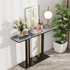 Modern 39in Console Table Living Room Entryway Table with Scratch-proof Foot Pad