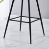 1/2X Bar Stools Velvet Breakfast Chair Kitchen High Counter Stool Pub Restaurant
