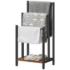 Freestanding Towel Rack Metal Blanket Rack Blanket Ladder Holder 43 x 28 x 81 cm