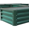 Garden Metal Raised Vegetable Planter Outdoor Flower Trough Herb Grow Bed Box